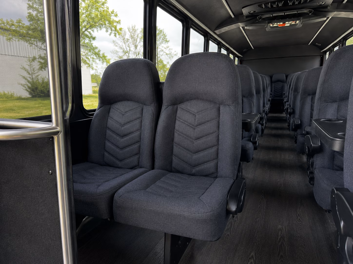 duluth 18 passenger minibus interior