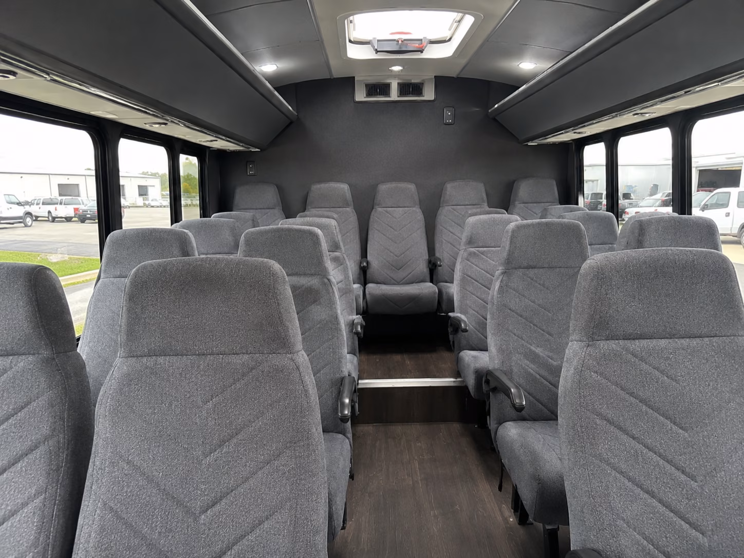 duluth 20 passenger minibus inside