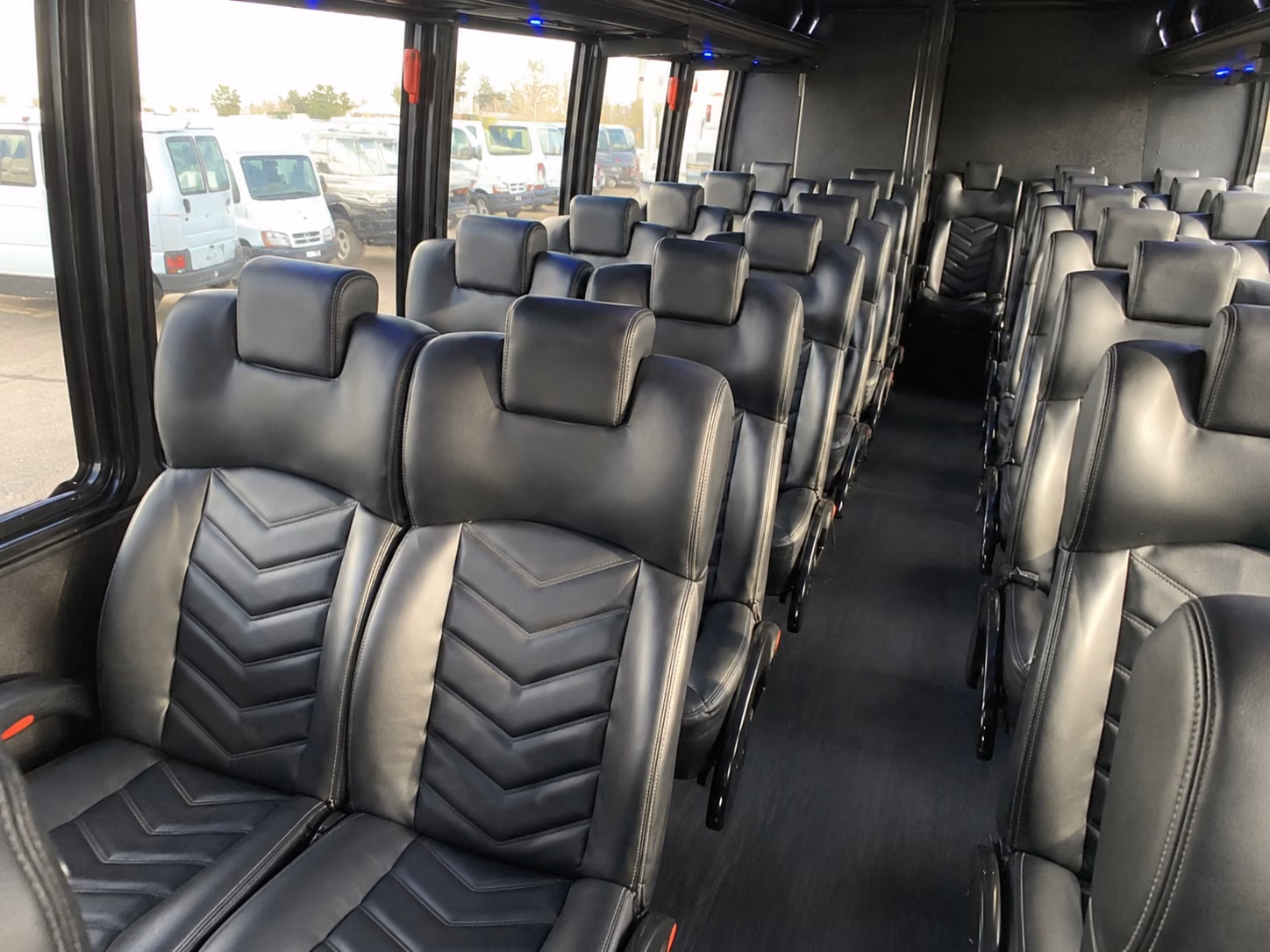 duluth 20 passenger minibus interior