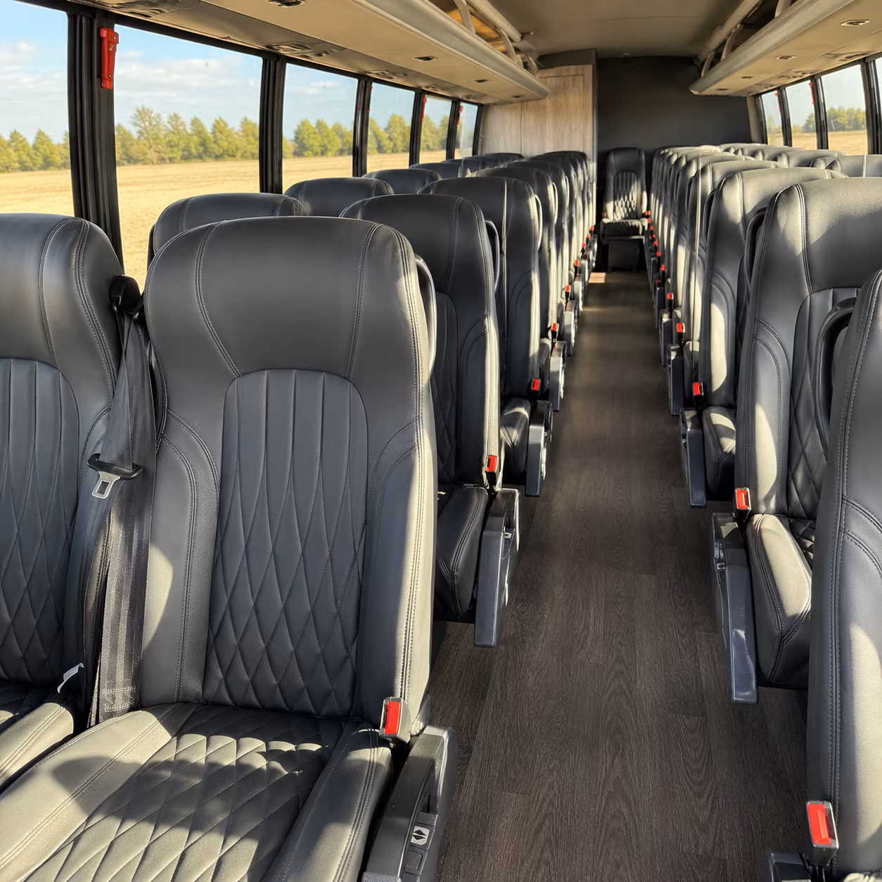 duluth 25 passenger minibus inside