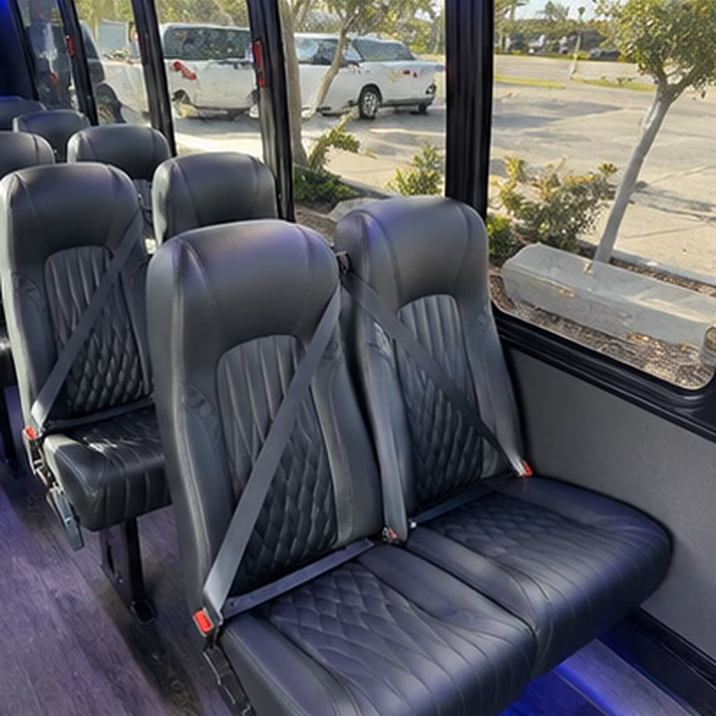duluth 25 passenger minibus interior