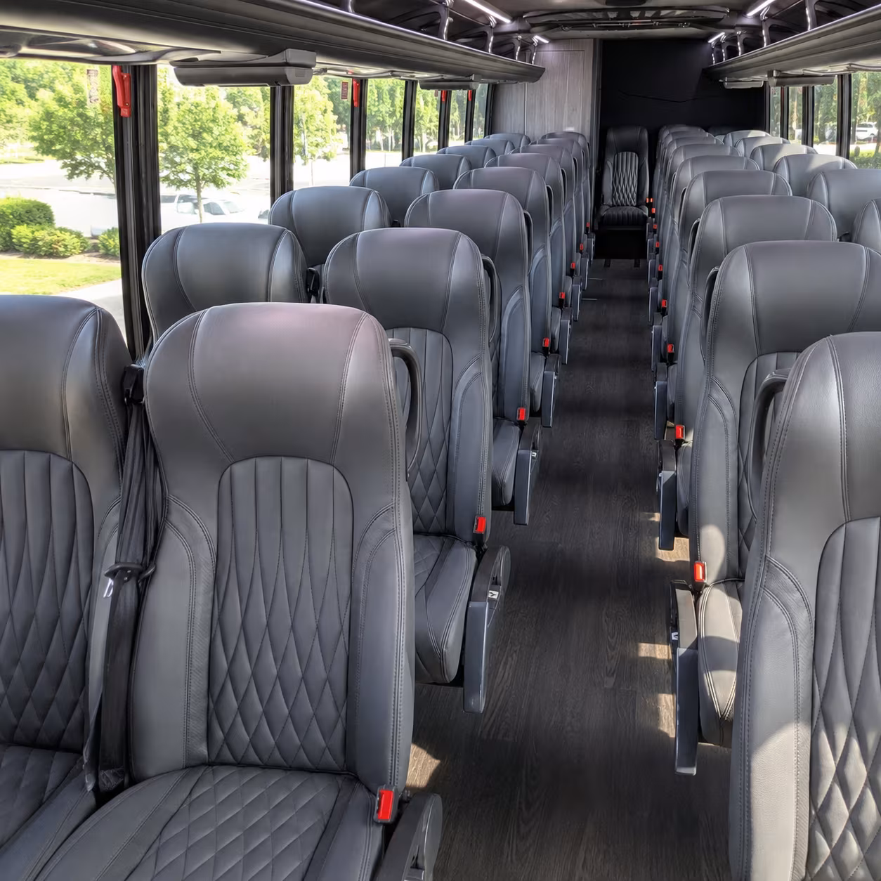 duluth 28 passenger minibus inside