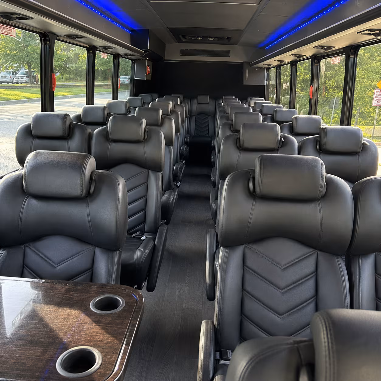 duluth 30 passenger minibus inside
