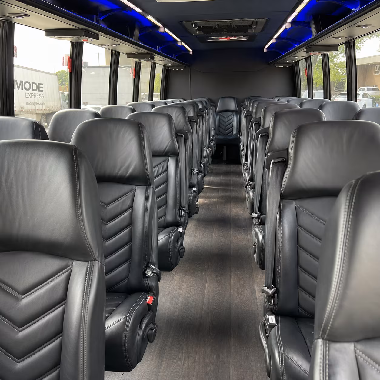 duluth 30 passenger minibus interior