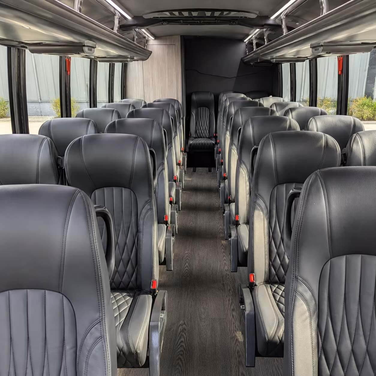 duluth 35 passenger minibus inside