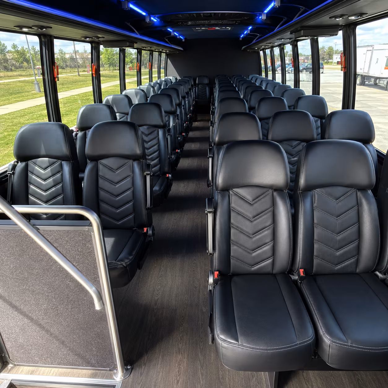 duluth 35 passenger minibus interior