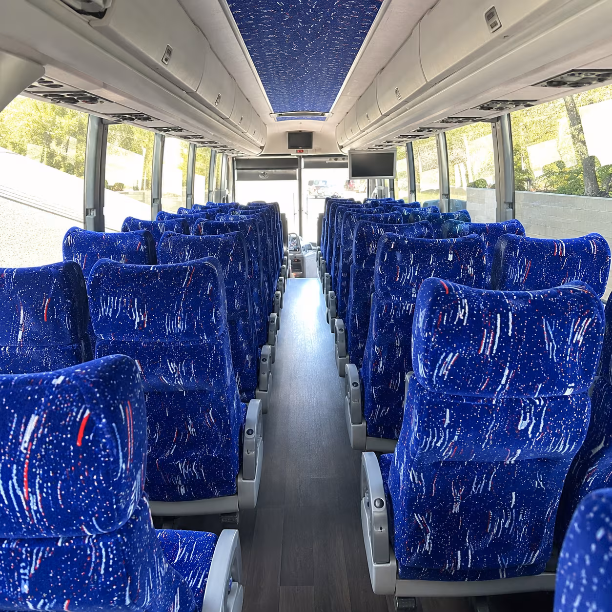 duluth 50 passenger charter bus interior