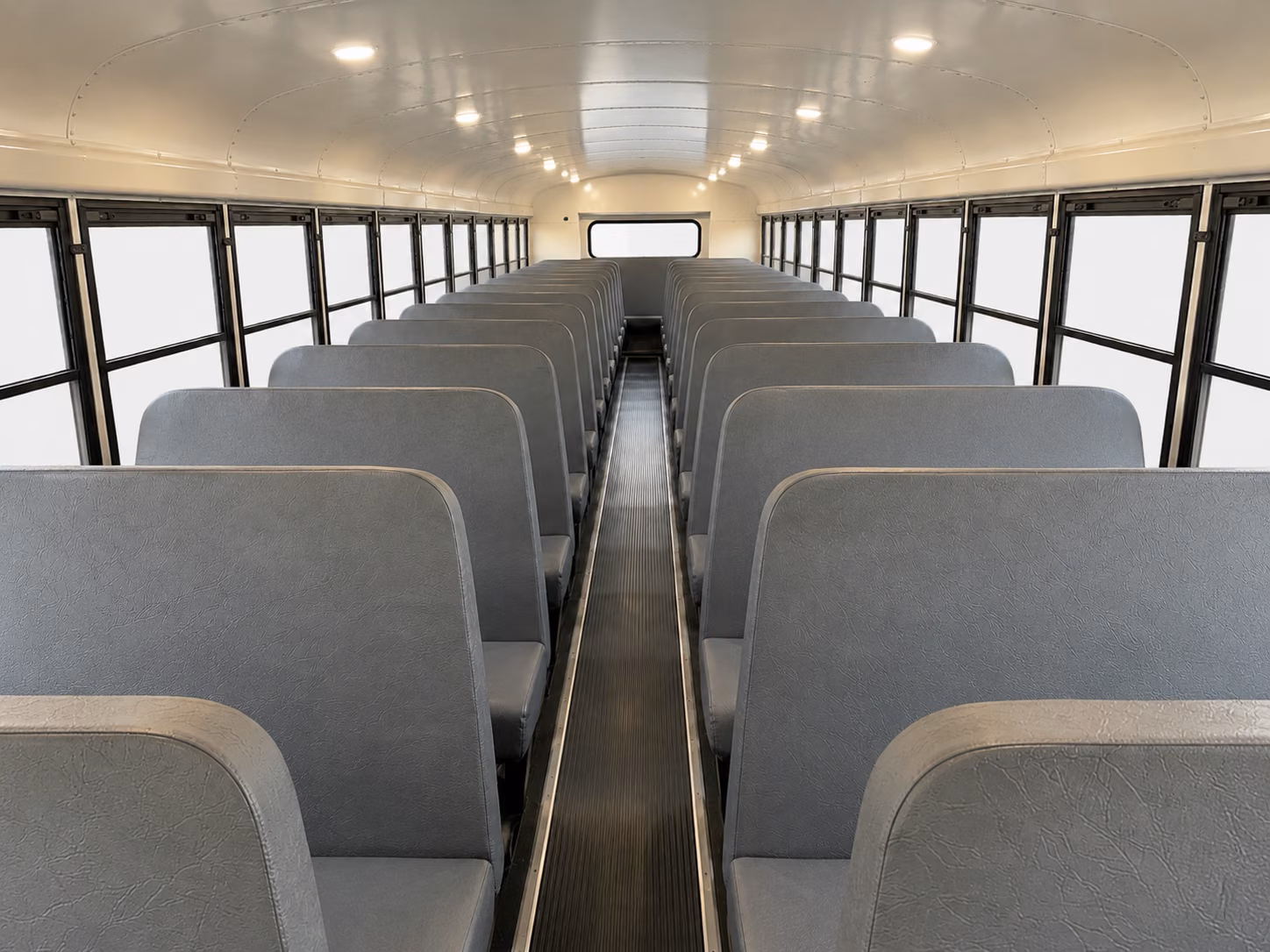 duluth school bus interior